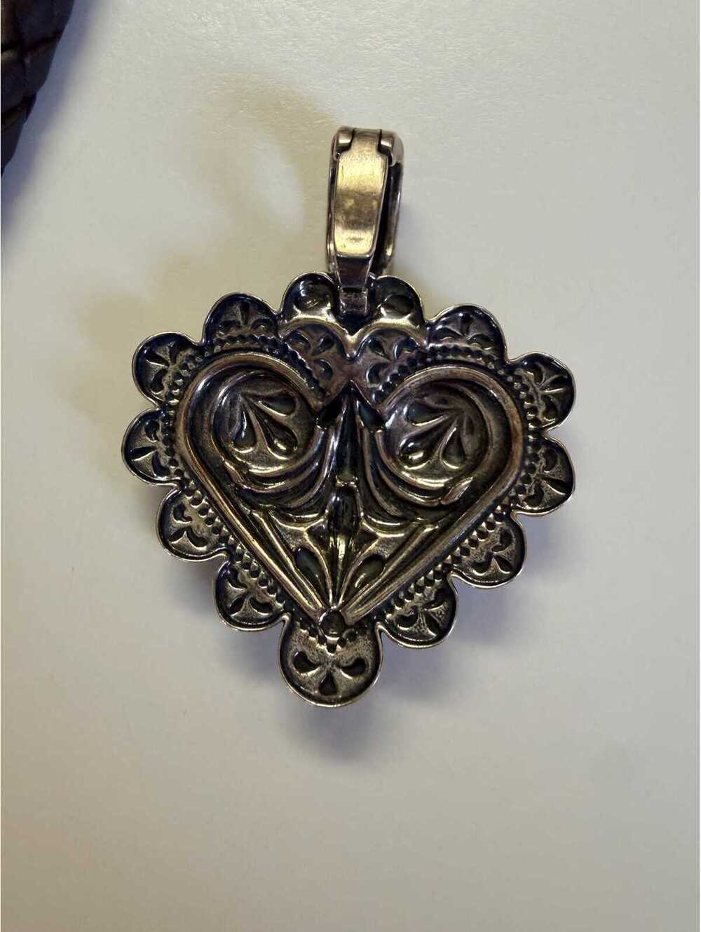 NWOT Brighton Choker Necklace Removable Heart Pendant with Collectabe Tin - Picture 9 of 9